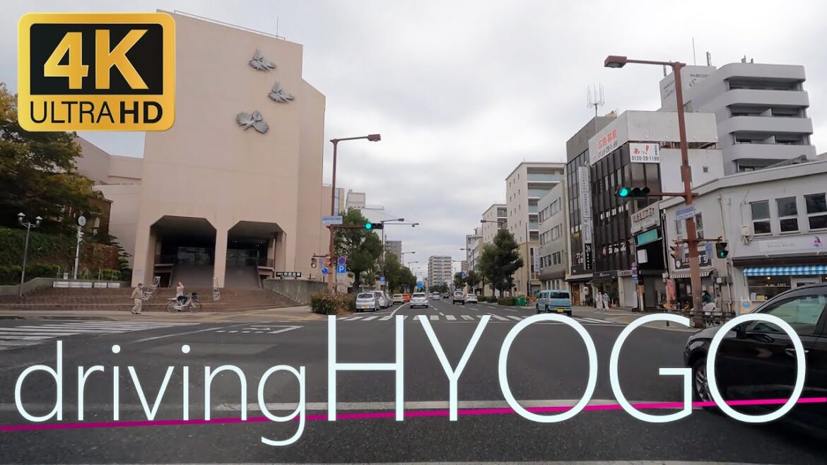 【4K】Driving Japan Hyogo 兵庫県赤穂郡～加古川市上荘町ドライブ（GoPro9）