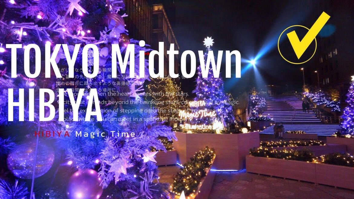 TOKYO「TOKYOミッドタウン日比谷」マジックタイムイルミネーション クリスマスTOKYO "TOKYO Midtown Hibiya" Magic Time Illumination