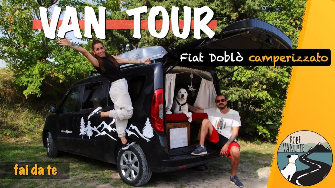 VAN TOUR | Fiat Doblò camperizzato fai da te | con bagno, doccia, frigo e pannello solare. VAN TOUR | Fiat Doblò camperizzato fai da te | con bagno, doccia, frigo e pannello solare.