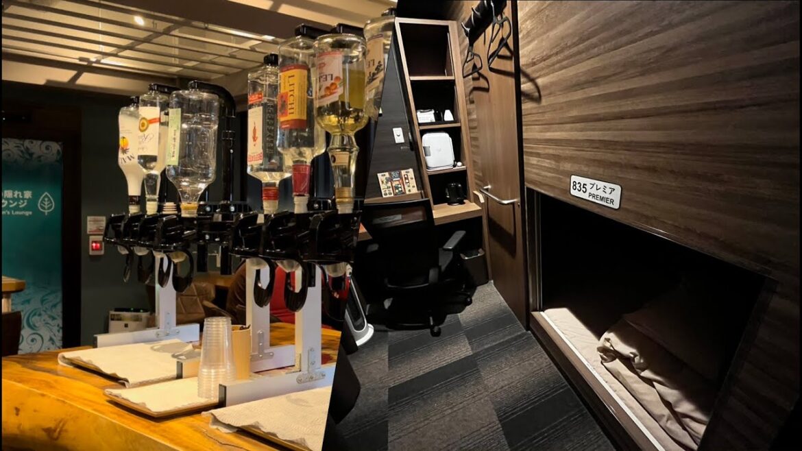 Recently popular capsule hotel, Anshin Oyado