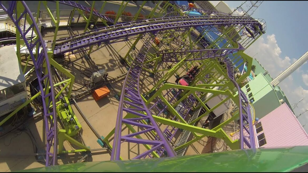 Windstorm Roller Coaster POV State Fair of Texas 2013
