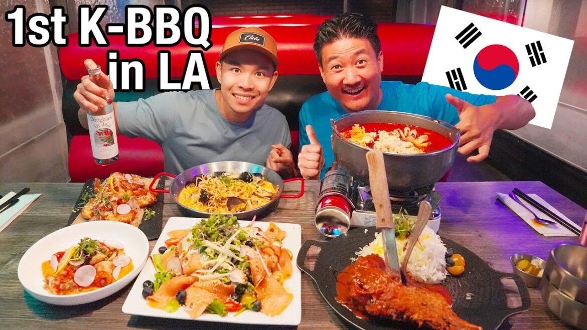 The Ultimate Koreatown Food Tour 🇰🇷 Oldest KBBQ in LA+ Octopus Stew!