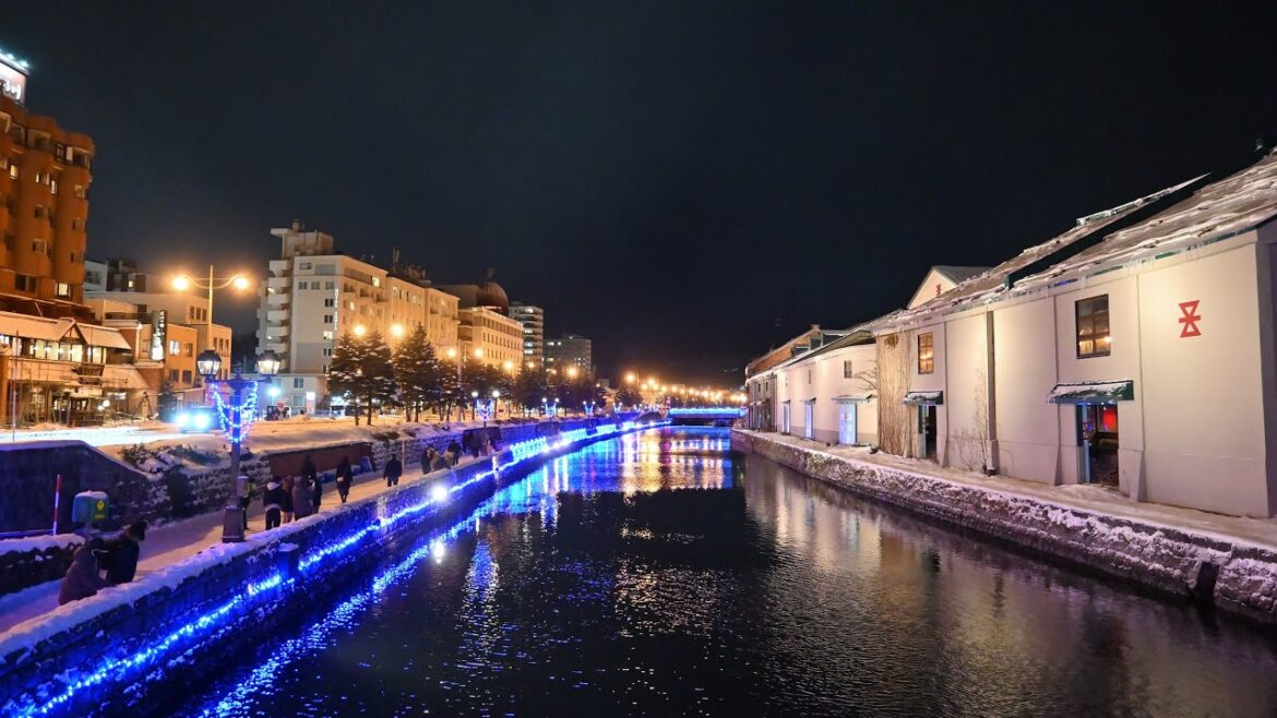 Otaru, Hakodate, Sapporo, beautiful street view, unforgettable December, Hokkaido, Japan
