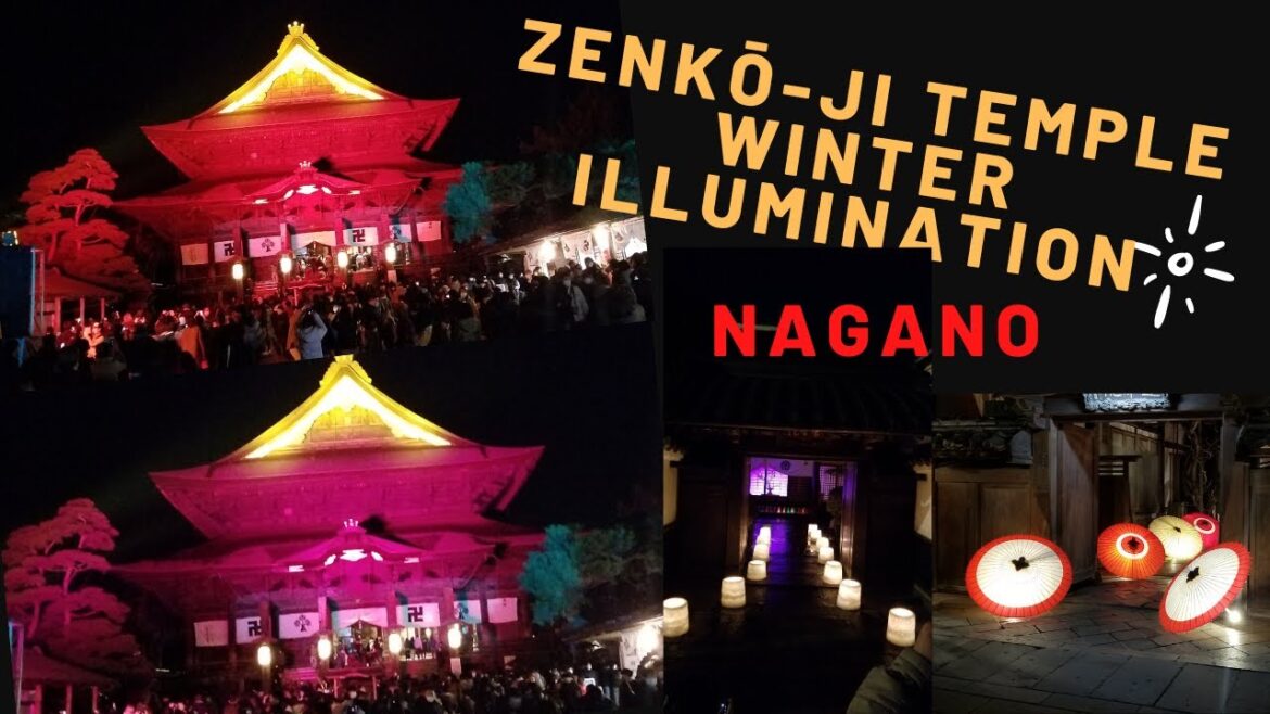 Zenkō-ji Temple Winter Illumination 2021 | Nagano Zenkō-ji Temple | Lantern Festival 2021 Zenkō-ji Temple Winter Illumination 2021 | Nagano Zenkō-ji Temple | Lantern Festival 2021