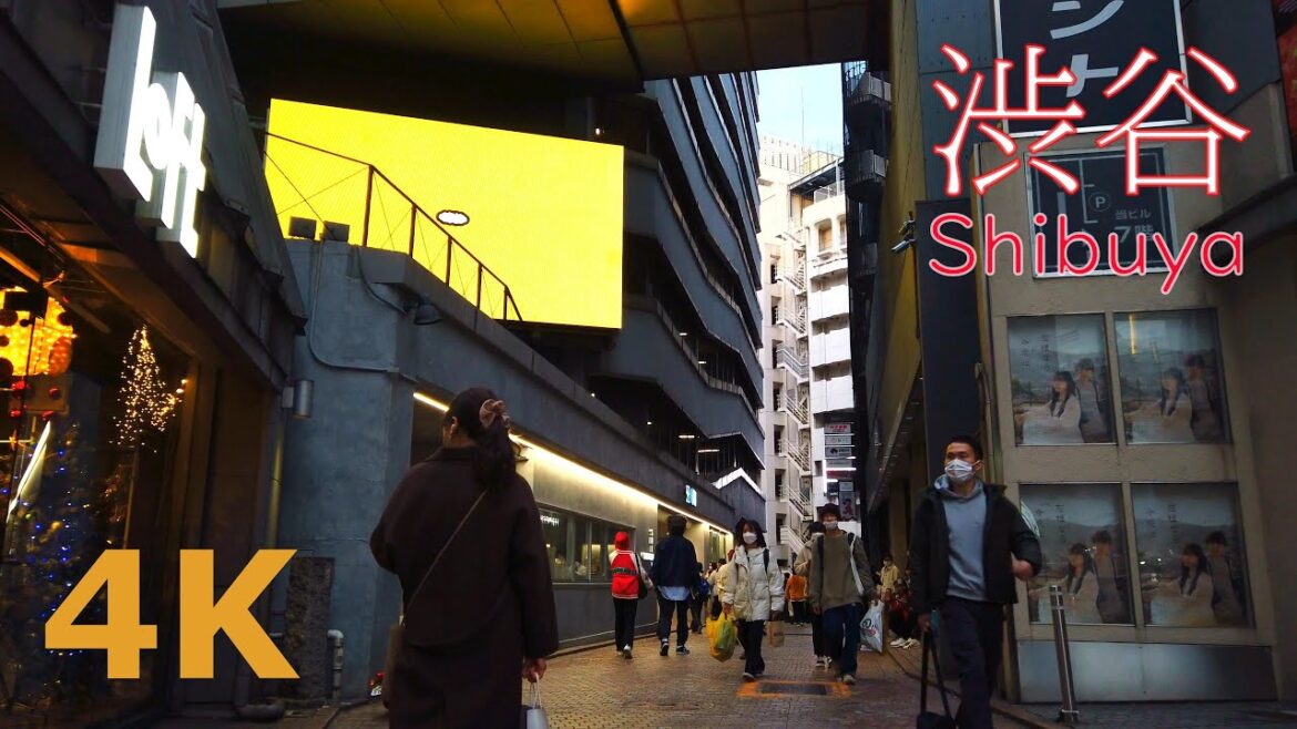 【4k】Tokyo walk-Shibuya🐶渋谷を散歩