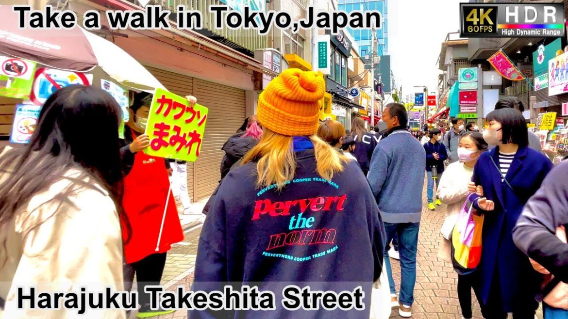4K 60fps HDR// Take a walk in Tokyo, Japan, Harajuku Station→Harajuku Takeshita Street→Omotesando 4K 60fps HDR// Take a walk in Tokyo, Japan, Harajuku Station→Harajuku Takeshita Street→Omotesando