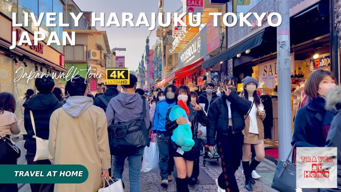[4KHDR]Japan 4k walk 2022 | Travel at home Saturday Walk in Lively Harajuku Tokyo Japan