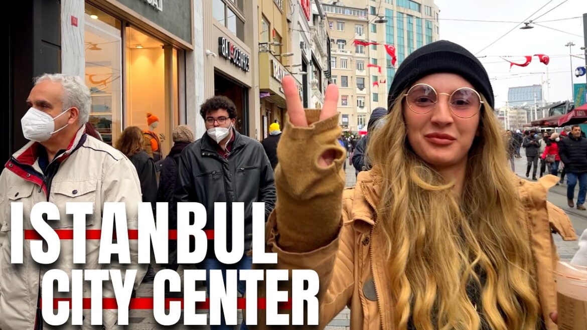 Center Of Istanbul 2022 6 December Istiklal-Taksim Walking Tour|4k UHD 60fps