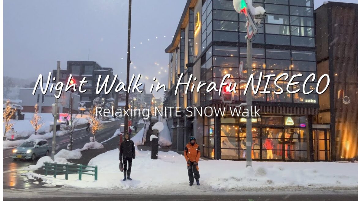 ニセコ 雪夜のひらふ散歩  | スキー スノボ グルメ 居酒屋 |  北海道