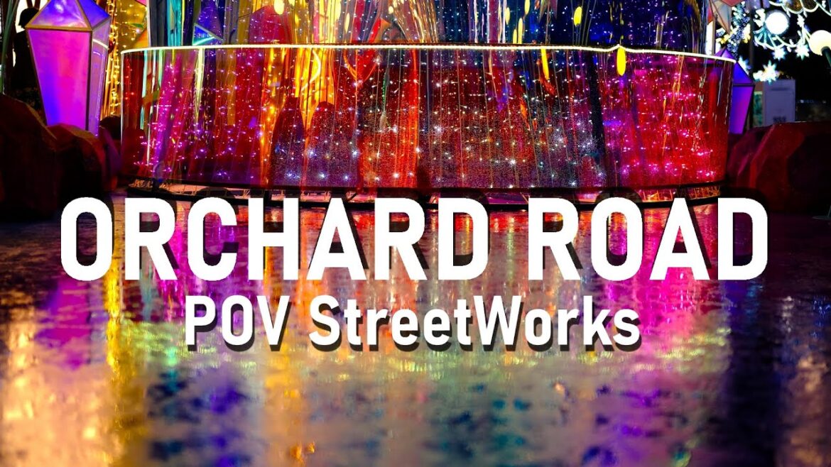 Orchard Road Night - POV Street Photography