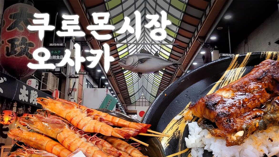 오사카 쿠로몬시장 Osaka Kuromon Market 黒門市場