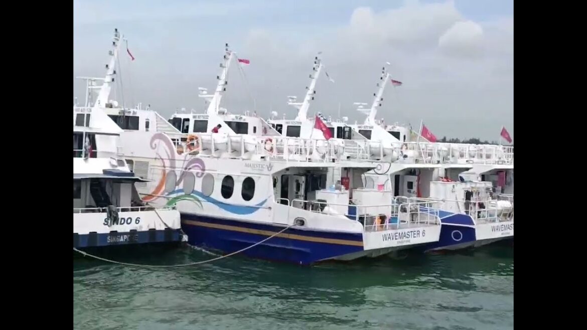 Ferry trip | Singapore HarbourFront to Indonesia Batam Centre Ferry Terminal.