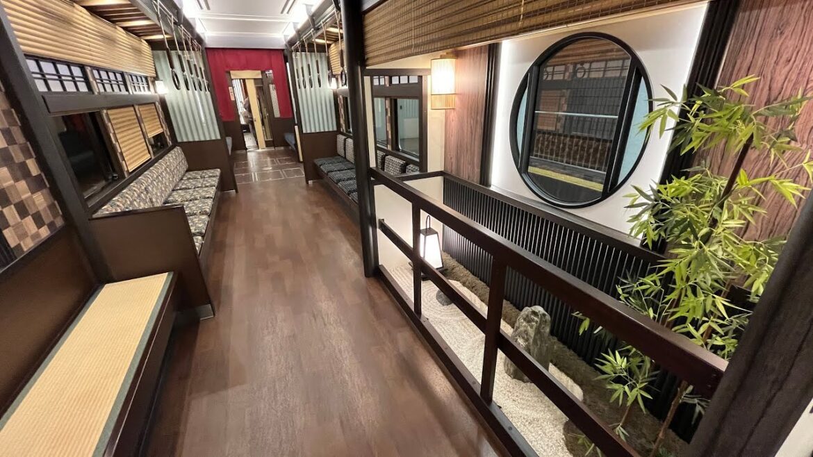 Kyoto Train! Riding Japan's Amazing Train with Garden / Osaka → Kyoto /Garaku