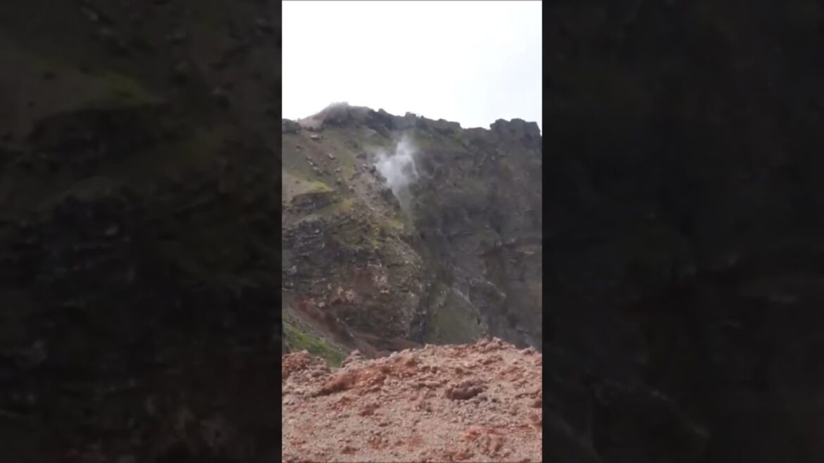 The Crater of Mount Vesuvius