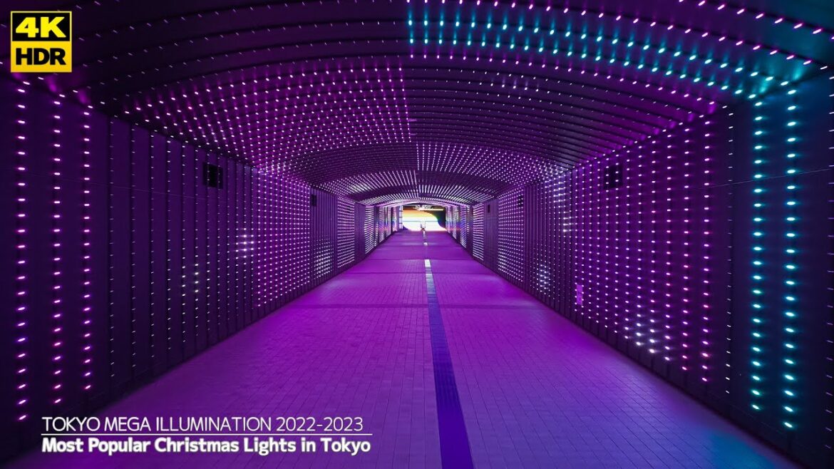 【4K HDR】この冬行きたいイルミネーション1位！ 東京メガイルミ 2022-2023 ★大井競馬場 東京シティ競馬★