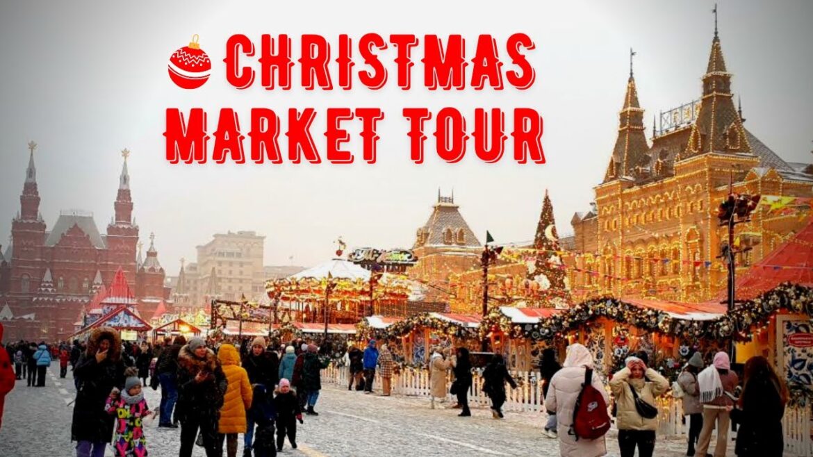 Moscow Christmas Markets on Red Square December 2022