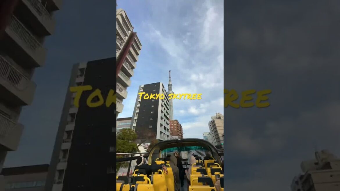 Tokyo Skytree bus time-lapse