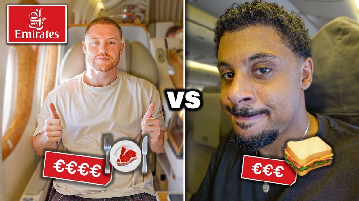 BUSINESS vs ECONOMY Class bei Emirates - was schmeckt besser? 🥂✈️ Boeing 777 nach Tokyo