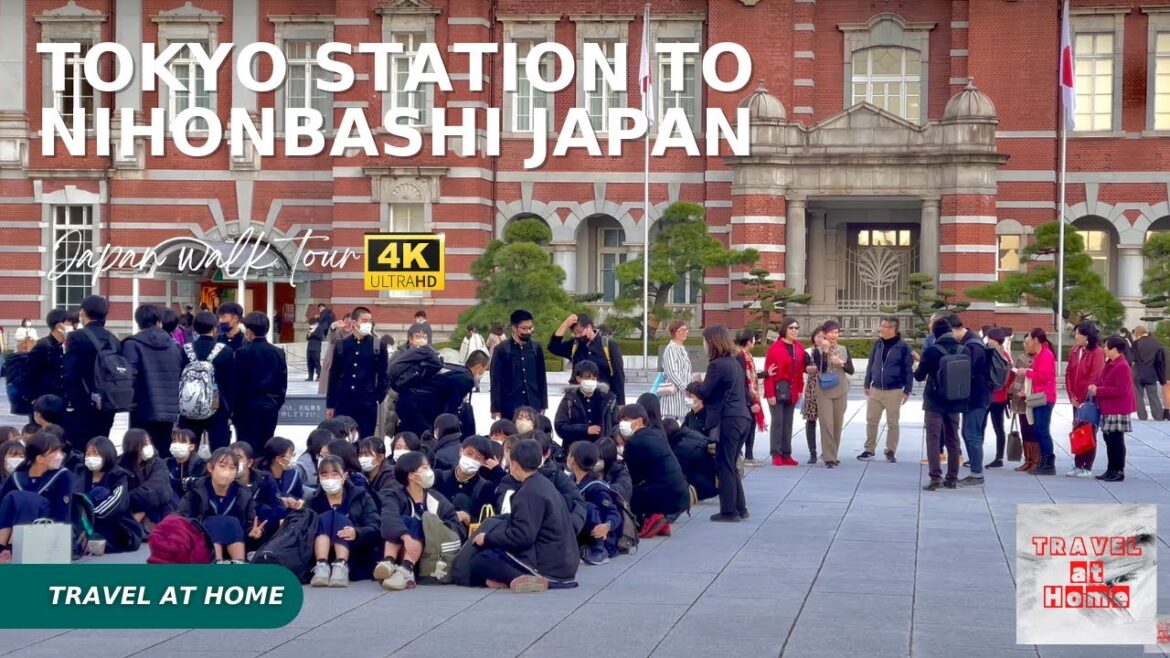 [4KHDR]Japan 4k walk 2022 |Travel at home Walk around Nihonbashi Tokyo Japan |Tokyo Financial Center