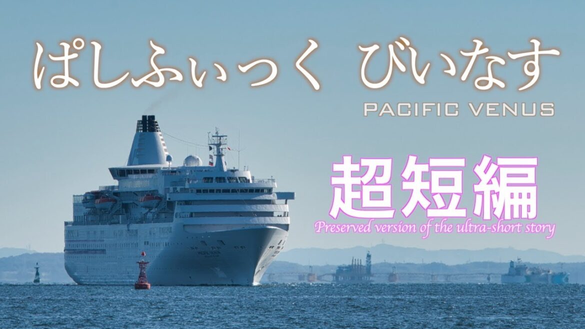 【タイムラプス】ぱしふぃっくびいなす［ラストクルーズ］横浜港 発 四日市港 入港 超短編［ハイスピード］