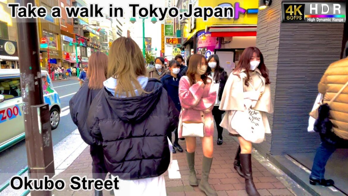 4K 60fps HDR// Take a walk in Tokyo, Japan,Okubo Street→Shin-Okubo Ikemen Street→Shokuan Dori Avenue 4K 60fps HDR// Take a walk in Tokyo, Japan,Okubo Street→Shin-Okubo Ikemen Street→Shokuan Dori Avenue