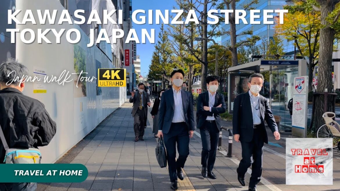 [4KHDR]Japan 4k walk 2022 | Travel at home walk in Kawasaki Ginza Street Tokyo Japan