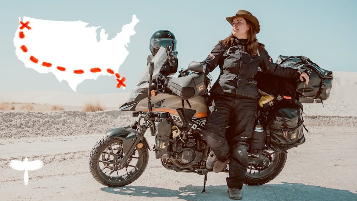 Solo Female Motorcycle Trip Across the USA in 34 DAYS | FULL TRIP