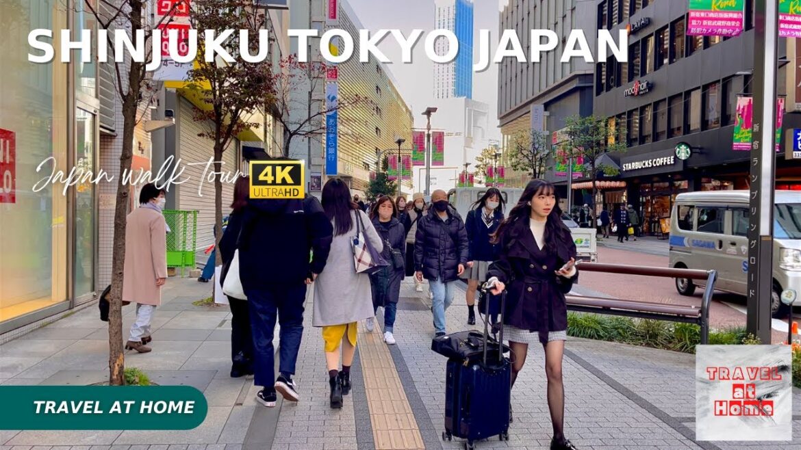 [4KHDR]Japan 4k walk 2022 | Travel at home Walk in Shinjuku Tokyo Japan | ASMR