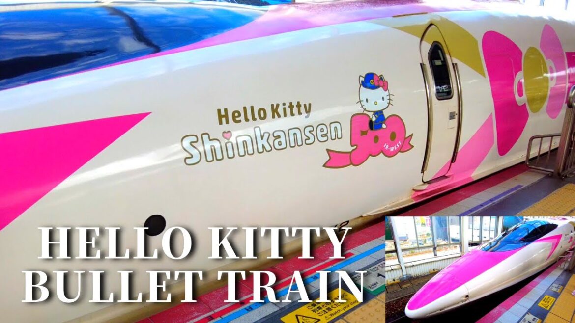 【Limited Train】Riding Hello Kitty Bullet Train in Japan | Hello Kitty Shinkansen