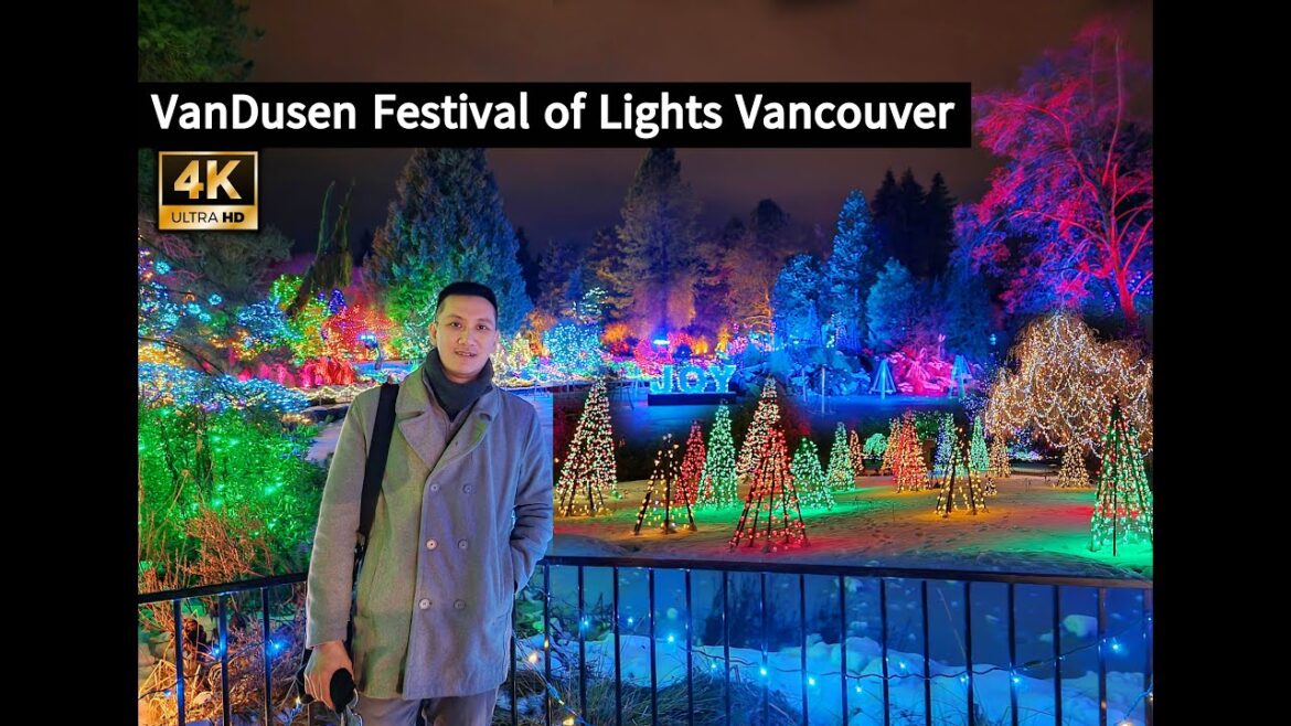 VanDusen Festival of Lights Vancouver, Walking Tour |  Christmas decoration walk  in Canada