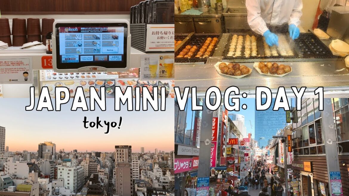 Tokyo Day 1 | Shibuya + Harajuku | Japan Mini Vlogs (4K)