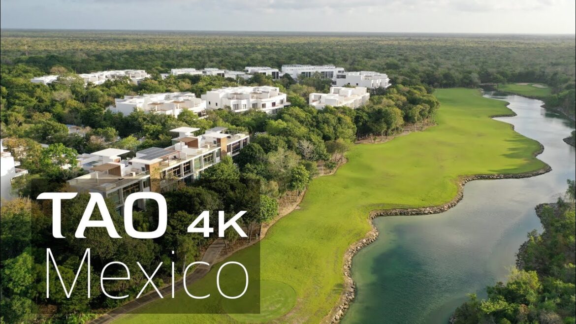 TAO Mexico by Drone in 4K - Bahia Principe Residences in Riviera Maya, Akumal