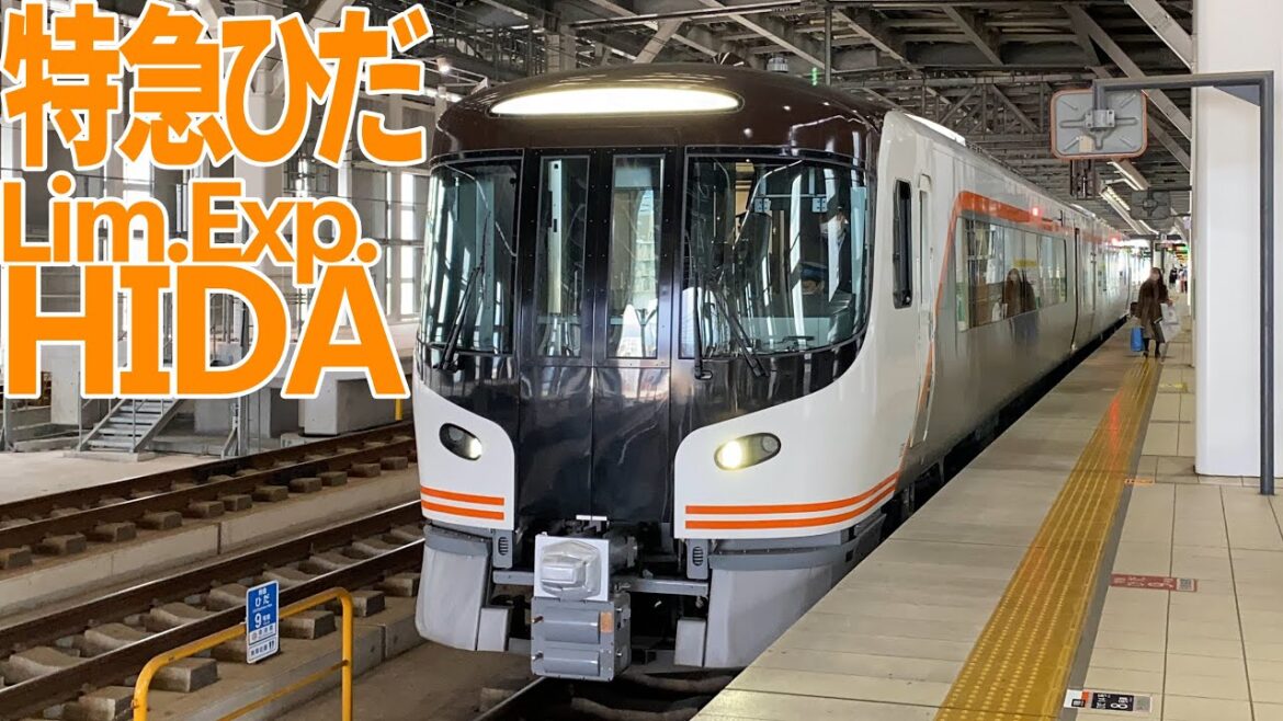 [字幕]富山発HC85系 特急「ひだ」に富山から名古屋まで乗り通した！