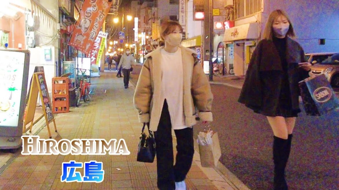 【4K JAPAN Walk】Hiroshima Walk　広島流川・薬研堀散歩　【広島散歩】2022/12/11