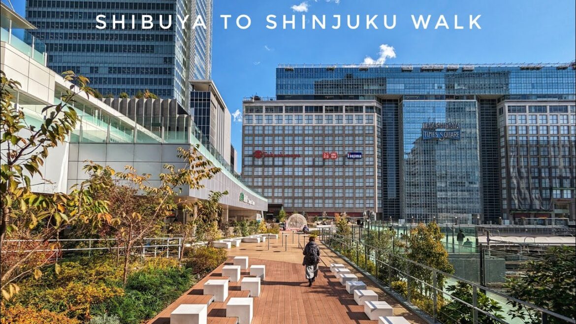 Live Tokyo Walk - Shibuya to Shinjuku Morning Stroll