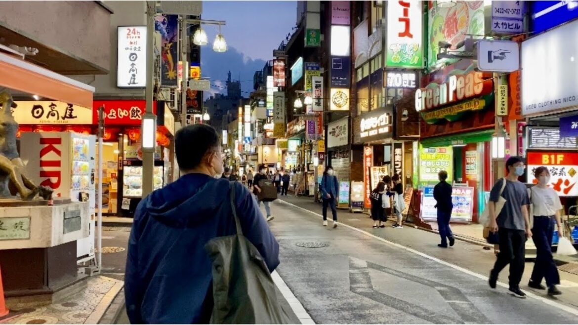 【4K】Tokyo Evening Walk - Kichijōji (May,2021)