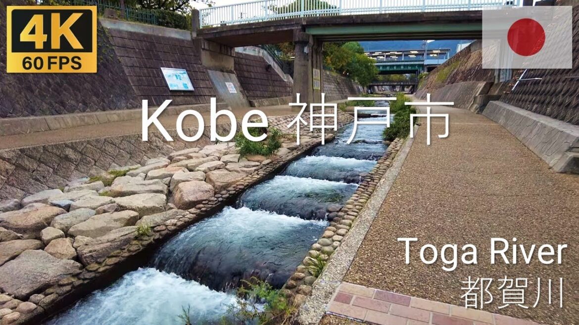 Kobe, Japan 🇯🇵 神戸市 | 2022 | 4K·60p | Walking along Toga River Promenade | 神戸東神奈川プロムナード Kobe, Japan 🇯🇵 神戸市 | 2022 | 4K·60p | Walking along Toga River Promenade | 神戸東神奈川プロムナード