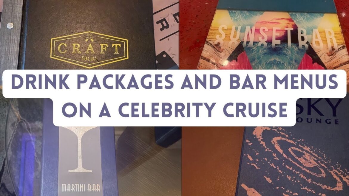 Celebrity cruises drinks packages and drink menus Celebrity cruises drinks packages and drink menus