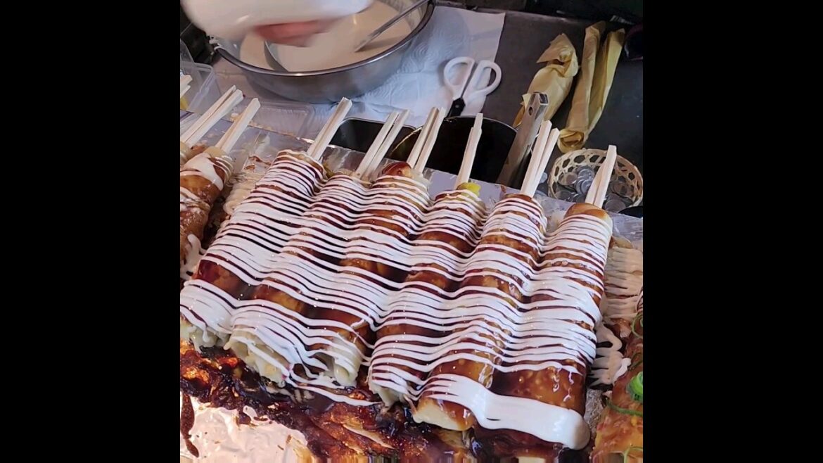 일본 길거리 음식 하시마끼 / Japanese street food hashimaki