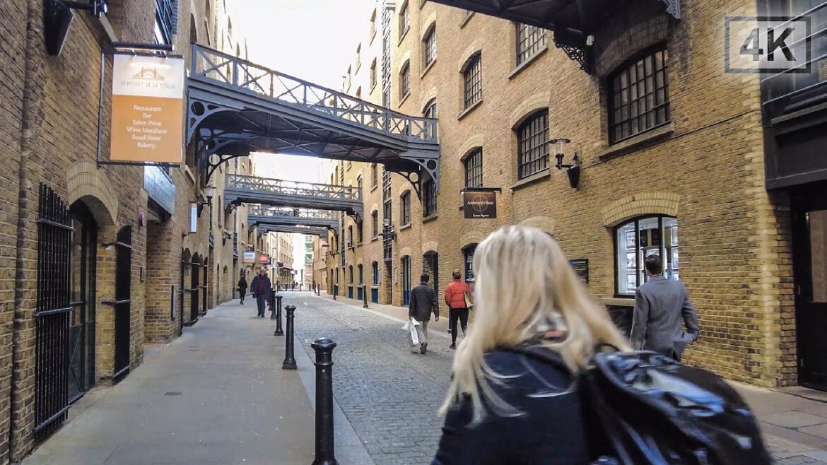 London in Winter 🥶 Shad Thames / Tower Bridge / South Bank Walking Tour [4K]