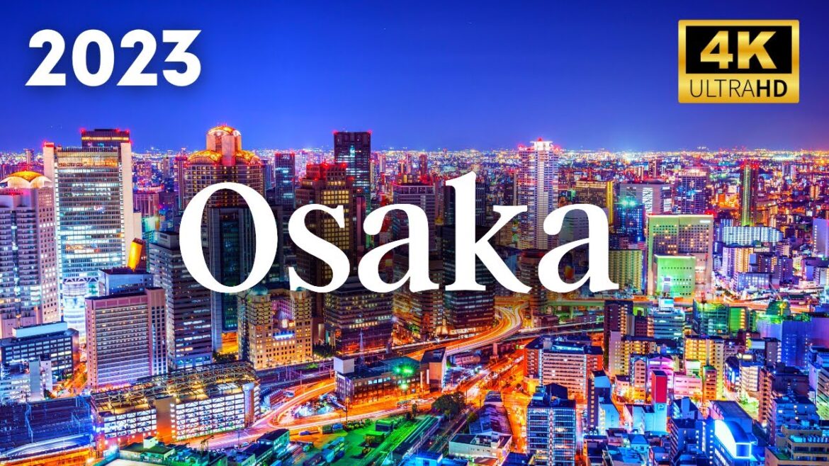 [4k] Incredible Drone footage of Osaka, Japan 🇯🇵 from high in the sky in 4K Ultra HD HDR 60 FPS