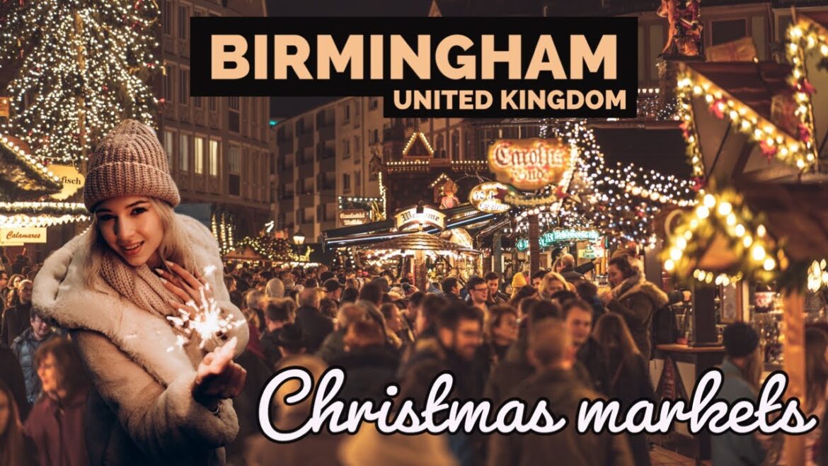 Birmingham, UK 🇬🇧 December 2022 4K HDR 60fps Christmas Walking Tour