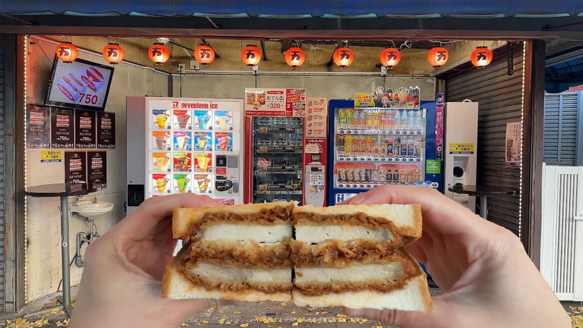 Japanese Sandwich Vending Machine Shop