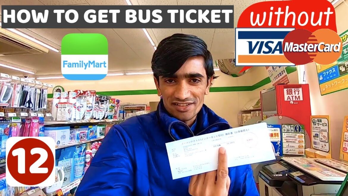 How to book bus ticket without MasterCard/VisaCard with Convenience Stores