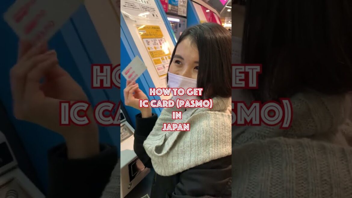 How to get IC card (PASMO) in Japan! How to get IC card (PASMO) in Japan!