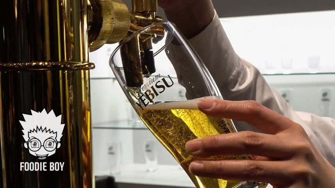 Yebisu Beer / Japanese Street Food / Yebisu Beer Museum, Tokyo Japan