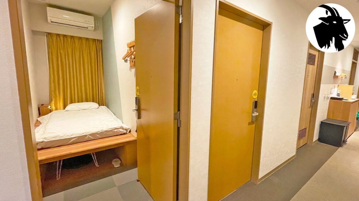 I stayed at a fully private capsule hotel with a key in Kyoto 🛌 | Pocket Hotel Karasuma Gojo