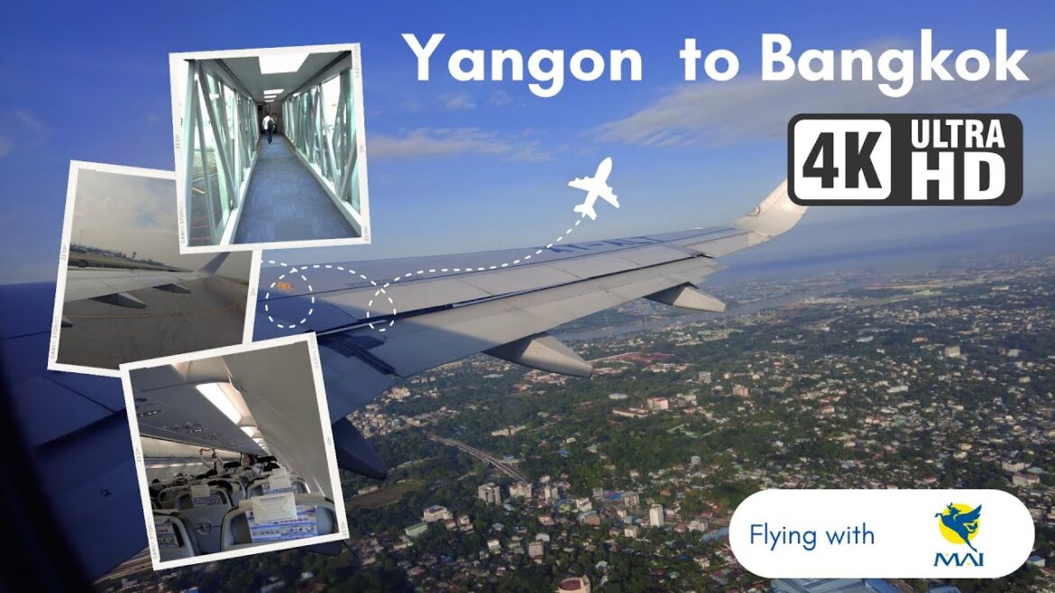 Yangon to Bangkok with Myanmar Airways International (MAI) - A320 - 4K