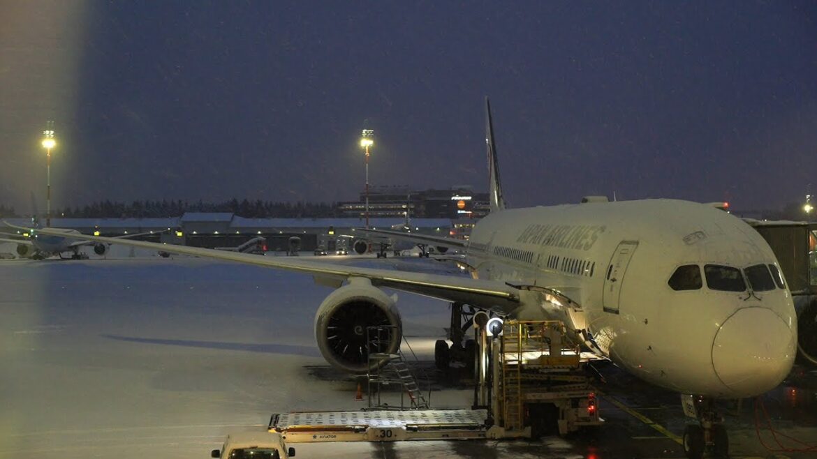 Helsinki Airport Trip to Asia Finnair Japan Airlines 787