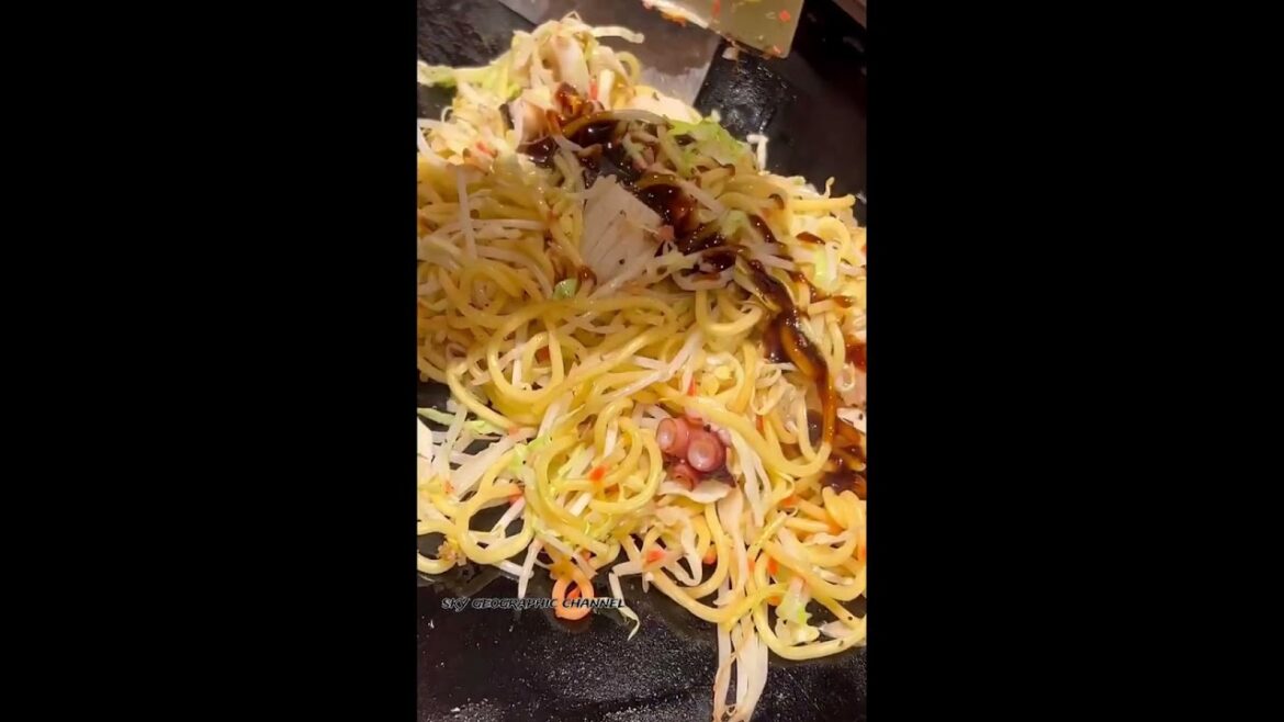 Japanese Street Foods noodls  The Strangest  Street Foods You've Never Heard Of!